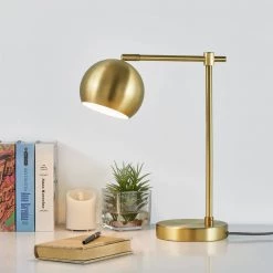 Mobley 17 in. Brushed Brass Table Lamp by Light Society 17 Mobley 17 in. Brushed Brass Table Lamp by Light Society -Hot Sale Light Society Store brushed brass light society table lamps ls t276 bb 31 1000