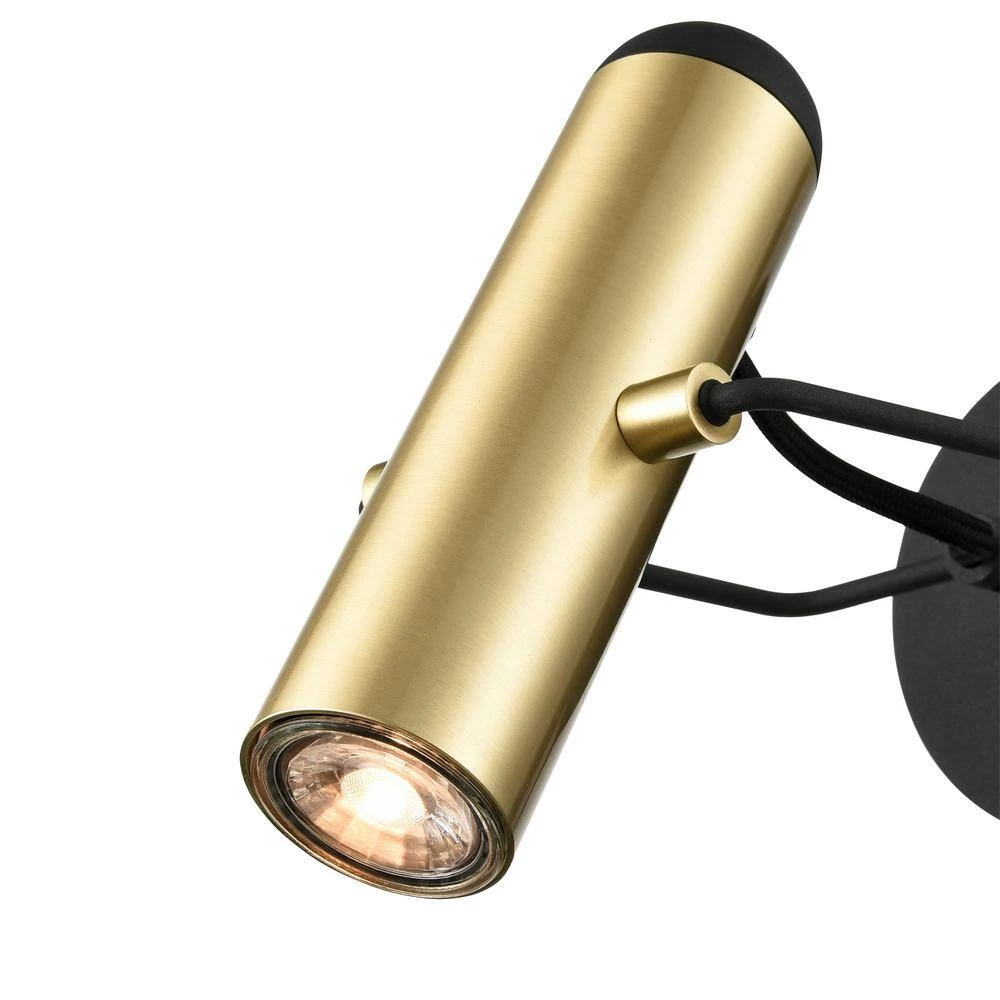 Zea Plug-In Brushed Brass Wall Sconce by Light Society 6 Zea Plug-In Brushed Brass Wall Sconce by Light Society - Image 4