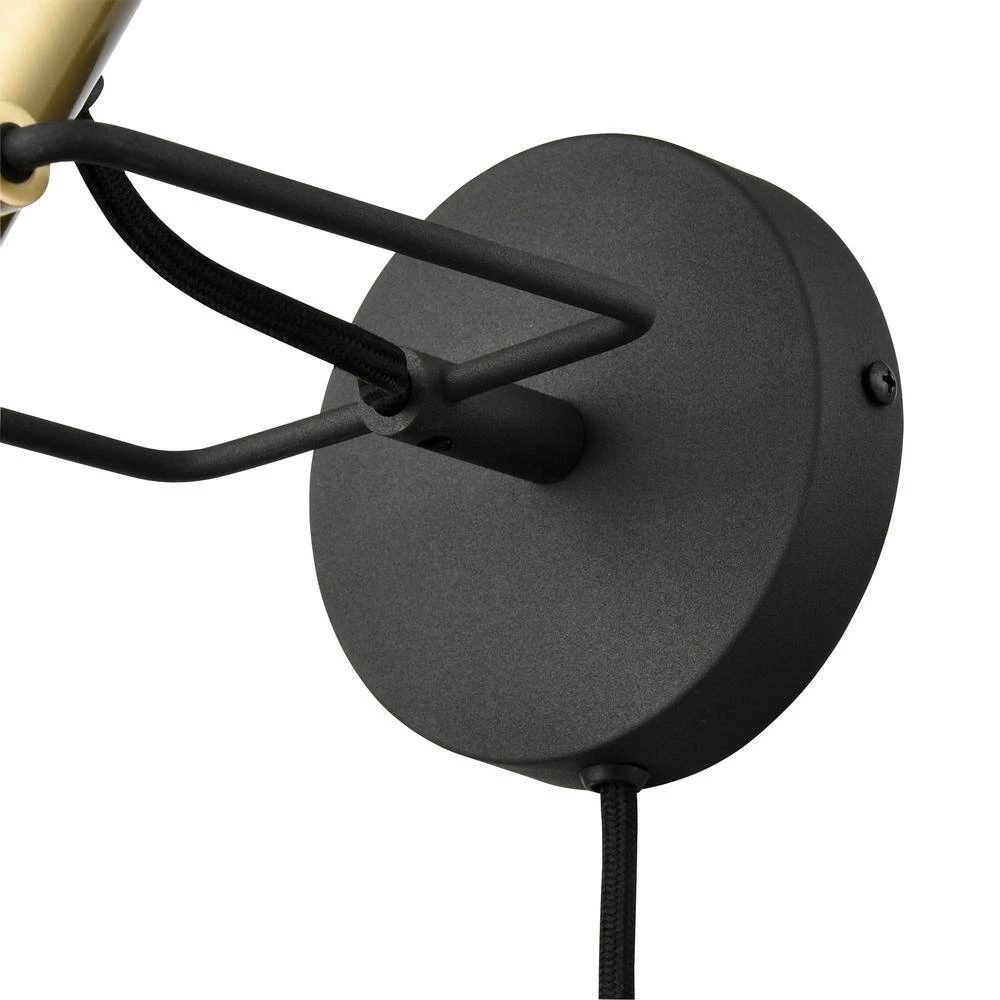 Zea Plug-In Brushed Brass Wall Sconce by Light Society 8 Zea Plug-In Brushed Brass Wall Sconce by Light Society - Image 6