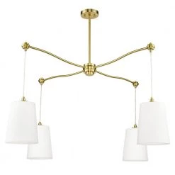 Llie 4-Light Brushed Brass/Opal Chandelier with Glass Shades by Light Society 15 Llie 4-Light Brushed Brass/Opal Chandelier with Glass Shades by Light Society -Hot Sale Light Society Store brushed brass opal light society chandeliers ls c487 bb op fa 1000