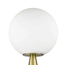 Hugo 17.85 in. Brushed Brass/Opal Table Lamp with Glass Shade by Light Society 15 Hugo 17.85 in. Brushed Brass/Opal Table Lamp with Glass Shade by Light Society -Hot Sale Light Society Store brushed brass opal light society table lamps ls t488 bb op fa 1000