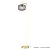 Aveni 61.06 in. Brushed Brass/Smoke Floor Lamp with Glass Shade by Light Society -Hot Sale Light Society Store brushed brass smoke light society floor lamps ls f442 bb smk 64 1000