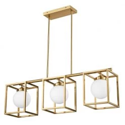 Rafael 3-Light Brushed Brass/White Chandelier by Light Society -Hot Sale Light Society Store brushed brass white light society chandeliers ls c500 bb op 1f 1000
