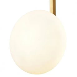Alby 4.7 in. 1-Light Brushed Brass/White Wall Sconce by Light Society -Hot Sale Light Society Store brushed brass white light society wall sconces ls w505 brs op fa 1000