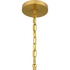 Balfour 1-Light Brushed Gold Pendant with Clear Seedy Glass Shade by DSI LIGHTING -Hot Sale Light Society Store brushed gold dsi lighting chandeliers hd6709a fa 1000