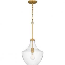 Camlyn 1-Light Brushed Gold Shaded Pendant with Clear Hammered Glass Shade by DSI LIGHTING -Hot Sale Light Society Store brushed gold dsi lighting chandeliers hd7184a2 4f 1000
