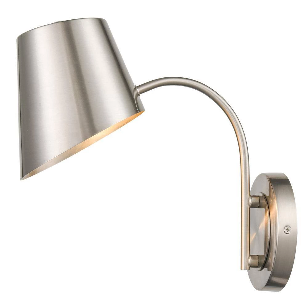 Leo 4.75 in. Brushed Nickel Wall Sconce by Light Society 6 Leo 4.75 in. Brushed Nickel Wall Sconce by Light Society - Image 4