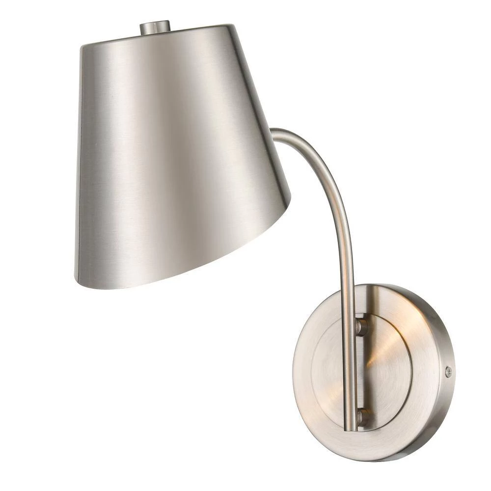 Leo 4.75 in. Brushed Nickel Wall Sconce by Light Society 5 Leo 4.75 in. Brushed Nickel Wall Sconce by Light Society - Image 3
