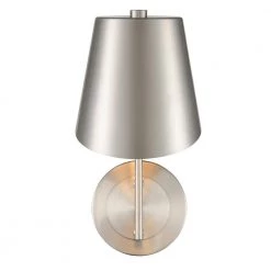 Leo 4.75 in. Brushed Nickel Wall Sconce by Light Society
