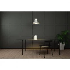 Century 1-Light Brushed Steel Vintage Pendant with Frosted Glass Shade by BAZZ -Hot Sale Light Society Store brushed steel bazz chandeliers p17387sb 1f 1000