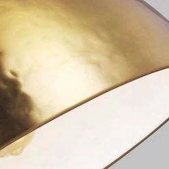 ED Ellen DeGeneres Crafted by Generation Lighting Whare 1-Light Burnished Brass Medium Pendant by Generation Lighting Designer Collections -Hot Sale Light Society Store burnished brass generation lighting designer collections chandeliers ep1241bbs e1 1000