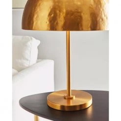ED Ellen DeGeneres Crafted by Generation Lighting Whare 21 in. Burnished Brass Table Lamp with Steel Shade by Generation Lighting Designer Collections 16 ED Ellen DeGeneres Crafted by Generation Lighting Whare 21 in. Burnished Brass Table Lamp with Steel Shade by Generation Lighting Designer Collections -Hot Sale Light Society Store burnished brass generation lighting designer collections desk lamps et1292bbs1 1f 1000
