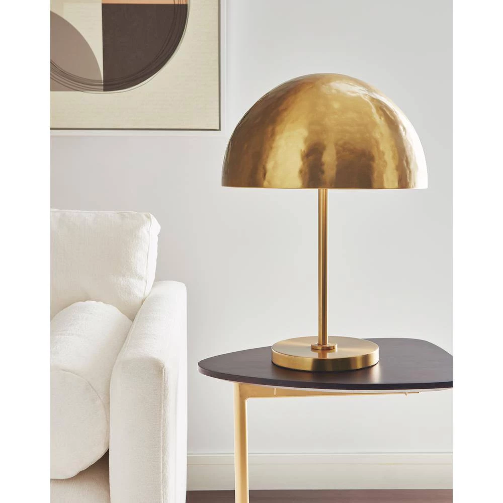 ED Ellen DeGeneres Crafted by Generation Lighting Whare 21 in. Burnished Brass Table Lamp with Steel Shade by Generation Lighting Designer Collections 9 ED Ellen DeGeneres Crafted by Generation Lighting Whare 21 in. Burnished Brass Table Lamp with Steel Shade by Generation Lighting Designer Collections - Image 7
