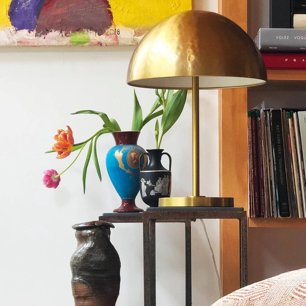 ED Ellen DeGeneres Crafted by Generation Lighting Whare 21 in. Burnished Brass Table Lamp with Steel Shade by Generation Lighting Designer Collections 11 ED Ellen DeGeneres Crafted by Generation Lighting Whare 21 in. Burnished Brass Table Lamp with Steel Shade by Generation Lighting Designer Collections - Image 9