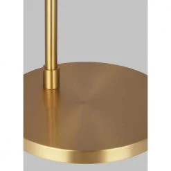 ED Ellen DeGeneres Crafted by Generation Lighting Jamie Burnished Brass Floor Lamp with Burnished Brass Steel Shade by Generation Lighting Designer Collections -Hot Sale Light Society Store burnished brass generation lighting designer collections floor lamps et1351bbs1 4f 1000
