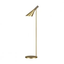 ED Ellen DeGeneres Crafted by Generation Lighting Wells 61 in. Burnished Brass Floor Lamp by Generation Lighting Designer Collections