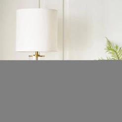 ED Ellen DeGeneres Crafted by Generation Lighting Leigh 30.25 in. Burnished Brass Table Lamp by Generation Lighting Designer Collections -Hot Sale Light Society Store burnished brass generation lighting designer collections table lamps et1301bbs1 c3 1000