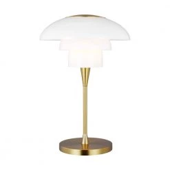 ED Ellen DeGeneres Crafted by Generation Lighting Rossie 19 in. Burnished Brass Table Lamp by Generation Lighting Designer Collections