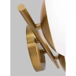 ED Ellen DeGeneres Lune 17.8 in. 2-Light Burnished Brass Bathroom Vanity Light with Milk White Glass Shades by Generation Lighting Designer Collections 11 ED Ellen DeGeneres Lune 17.8 in. 2-Light Burnished Brass Bathroom Vanity Light with Milk White Glass Shades by Generation Lighting Designer Collections -Hot Sale Light Society Store burnished brass generation lighting designer collections vanity lighting ev1012bbs 44 1000