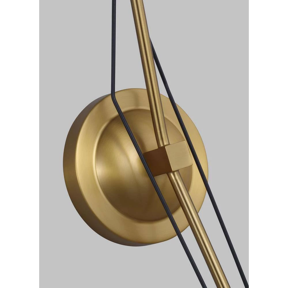 ED Ellen DeGeneres Crafted by Generation Lighting Piro 4.875 in. Burnished Brass Sconce by Generation Lighting Designer Collections 4 ED Ellen DeGeneres Crafted by Generation Lighting Piro 4.875 in. Burnished Brass Sconce by Generation Lighting Designer Collections - Image 2