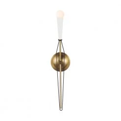 ED Ellen DeGeneres Crafted by Generation Lighting Piro 4.875 in. Burnished Brass Sconce by Generation Lighting Designer Collections
