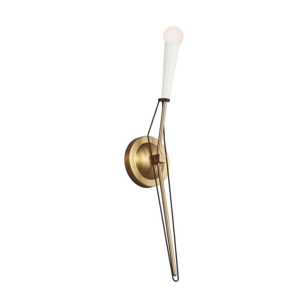 ED Ellen DeGeneres Crafted by Generation Lighting Piro 4.875 in. Burnished Brass Sconce by Generation Lighting Designer Collections 7 ED Ellen DeGeneres Crafted by Generation Lighting Piro 4.875 in. Burnished Brass Sconce by Generation Lighting Designer Collections - Image 5