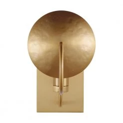 ED Ellen DeGeneres Crafted by Generation Lighting Whare 5 in. Burnished Brass Sconce by Generation Lighting Designer Collections