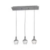Nexa Collection 75-Watt 3-Light Equivalent Chrome Integrated LED Pendant by BAZZ -Hot Sale Light Society Store chrome bazz chandeliers p15033ch 64 1000