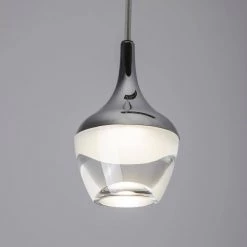 Nexa Collection 75-Watt 3-Light Equivalent Chrome Integrated LED Pendant by BAZZ -Hot Sale Light Society Store chrome bazz chandeliers p15033ch c3 1000