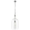 Mia 1-Light Chrome Pendant with Clear Glass Shade by Light Society -Hot Sale Light Society Store chrome clear light society chandeliers ls c310 cm cl 64 1000
