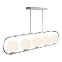 Audra 5-Light Chrome Chandelier/Island Light with Frosted Glass Shades by Light Society 13 Audra 5-Light Chrome Chandelier/Island Light with Frosted Glass Shades by Light Society -Hot Sale Light Society Store chrome light society chandeliers ls c412 cm fr 4f 1000