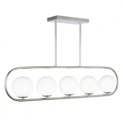 Audra 5-Light Chrome Chandelier/Island Light with Frosted Glass Shades by Light Society 12 Audra 5-Light Chrome Chandelier/Island Light with Frosted Glass Shades by Light Society -Hot Sale Light Society Store chrome light society chandeliers ls c412 cm fr c3 1000