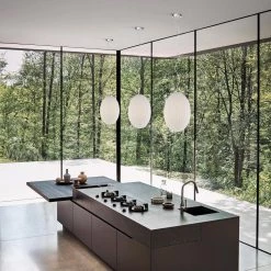 Opal 12 in. Chrome/Opal Pendant Light with Glass Shade by Light Society -Hot Sale Light Society Store chrome opal light society chandeliers ls c340 cm opl 31 1000