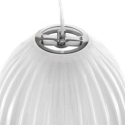 Opal 12 in. Chrome/Opal Pendant Light with Glass Shade by Light Society -Hot Sale Light Society Store chrome opal light society chandeliers ls c340 cm opl fa 1000