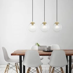 Zeno 1-Light Clear/Brass Globe Pendant with Glass Shade by Light Society 19 Zeno 1-Light Clear/Brass Globe Pendant with Glass Shade by Light Society -Hot Sale Light Society Store clear brass light society chandeliers ls c175 bb cl 31 1000