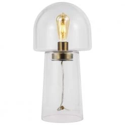 20 in. Clear Table Lamp ED Ellen DeGeneres Crafted By Generation Lighting Enoki by Generation Lighting Designer Collections