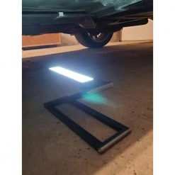 Wireless Integrated LED 8.25 in. Dark Gray with Foldable Construction by BAZZ -Hot Sale Light Society Store dark gray bazz desk lamps t19175dg 31 1000