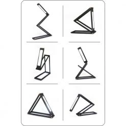 Wireless Integrated LED 8.25 in. Dark Gray with Foldable Construction by BAZZ -Hot Sale Light Society Store dark gray bazz desk lamps t19175dg c3 1000