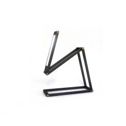 Wireless Integrated LED 8.25 in. Dark Gray with Foldable Construction by BAZZ -Hot Sale Light Society Store dark gray bazz desk lamps t19175dg fa 1000