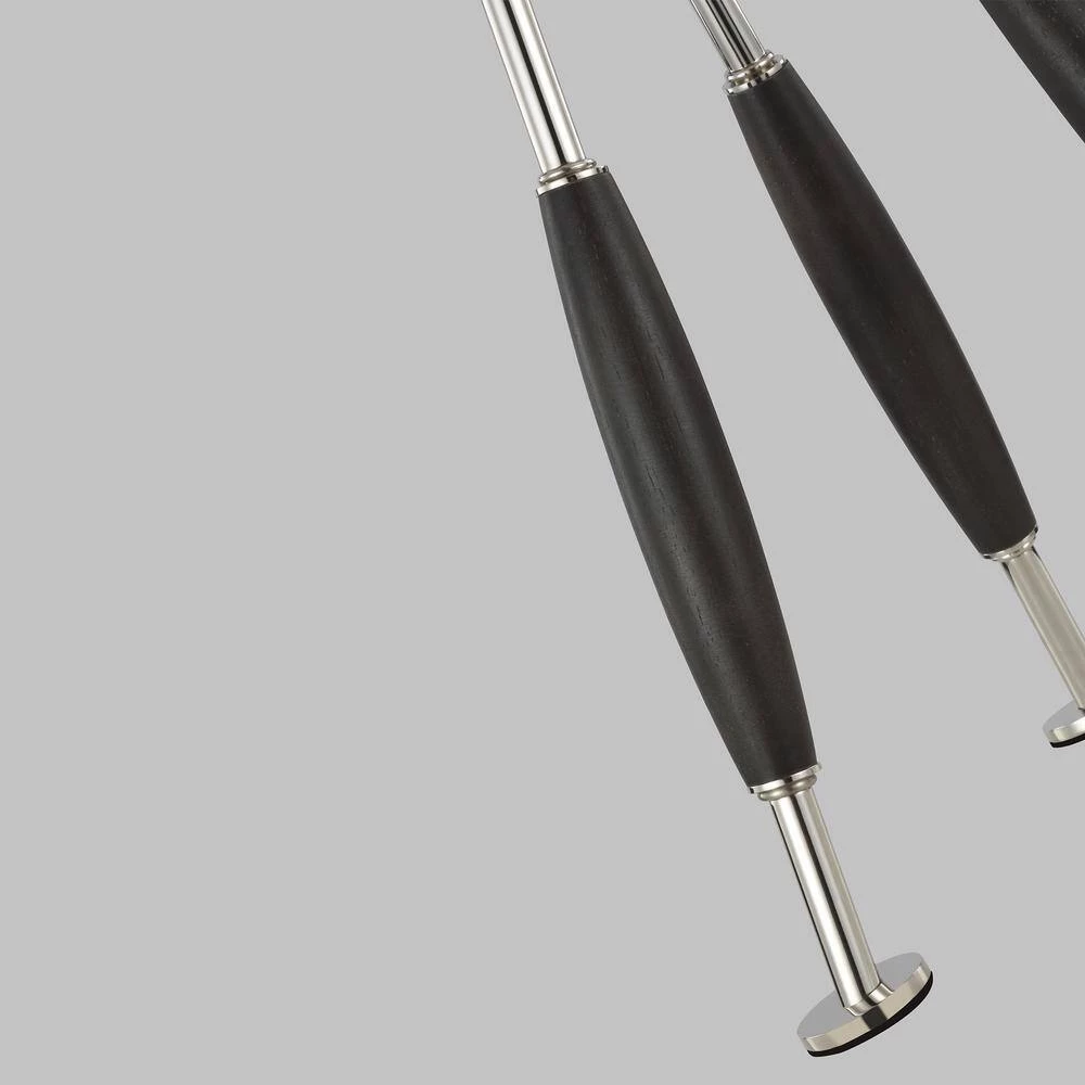 ED Ellen DeGeneres Crafted by Generation Lighting Arbur 26 .625 in. Ebony Wood Table Lamp with White Linen Fabric Shade by Generation Lighting Designer Collections 7 ED Ellen DeGeneres Crafted by Generation Lighting Arbur 26 .625 in. Ebony Wood Table Lamp with White Linen Fabric Shade by Generation Lighting Designer Collections - Image 5