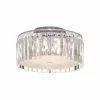 Glam 12 in. 5-Light Frosted Glass LED Flush Mount by BAZZ -Hot Sale Light Society Store frosted glass bazz flush mount lights c15579crled 64 1000