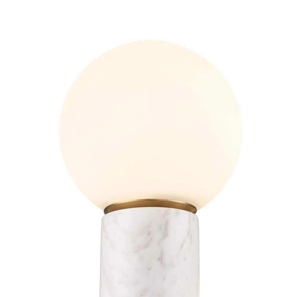 Sena 9 in. Gold/White Wall Sconce by Light Society 8 Sena 9 in. Gold/White Wall Sconce by Light Society - Image 6