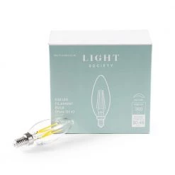 Arden 40-Watt Equivalent C32 LED Filament Clear Light Bulbs (6-Pack) by Light Society -Hot Sale Light Society Store light society led light bulbs ls b423 cl x6 fa 1000