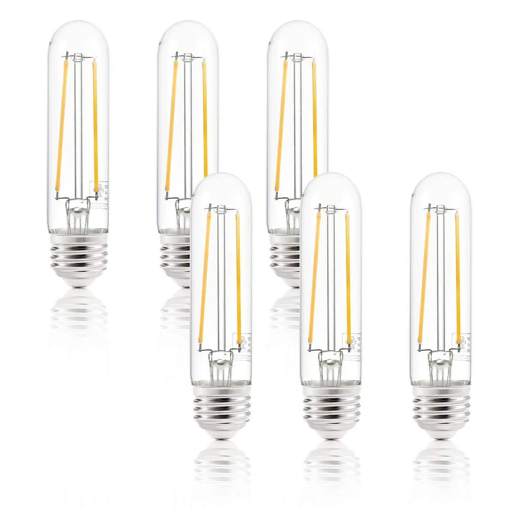 Sovana 40-Watt T10 / 4.9 in. Clear LED Filament Light Bulbs (6-Pack) by Light Society 2 Sovana 40-Watt T10 / 4.9 in. Clear LED Filament Light Bulbs (6-Pack) by Light Society