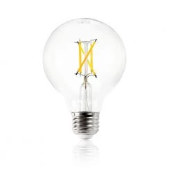 Niva 60-Watt Equivalent G25 Clear LED Filament Light Bulb (4-Pack) by Light Society -Hot Sale Light Society Store light society led light bulbs ls b426 cl x4 1f 1000