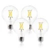 Niva 60-Watt Equivalent G25 Clear LED Filament Light Bulb (4-Pack) by Light Society -Hot Sale Light Society Store light society led light bulbs ls b426 cl x4 64 1000