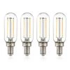 25-Watt Equivalent T8 Tabby Dimmable LED Filament Light Bulb 2700 K (4-Pack) by Light Society 1 25-Watt Equivalent T8 Tabby Dimmable LED Filament Light Bulb 2700 K (4-Pack) by Light Society -Hot Sale Light Society Store light society led light bulbs ls b512 l t8 x4 64 1000