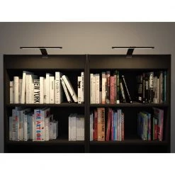 Picture Lamp 13-1/2 ft. 1-Light Matte Black Integrated LED Fixed Track Lighting Kit by BAZZ -Hot Sale Light Society Store matte black bazz track lighting kits picledbk 44 1000