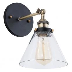 Cruz Bronze Sconce by Light Society -Hot Sale Light Society Store matte black bronze clear light society wall sconces ls w129 brs 1f 1000