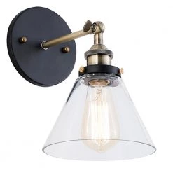 Cruz Bronze Sconce by Light Society -Hot Sale Light Society Store matte black bronze clear light society wall sconces ls w129 brs 4f 1000